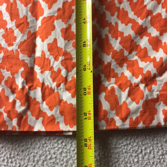 Jcrew size 4 skirt orange and cream - Picture 4 of 5